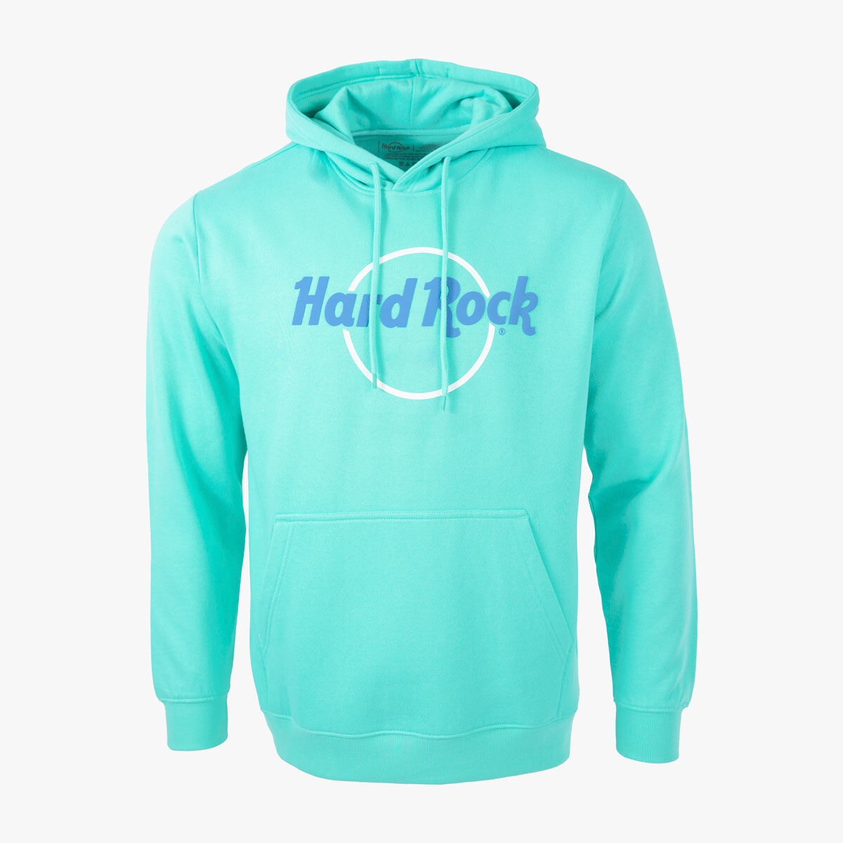 Adult Fit Pop of Color Fleece Hoodie in Teal