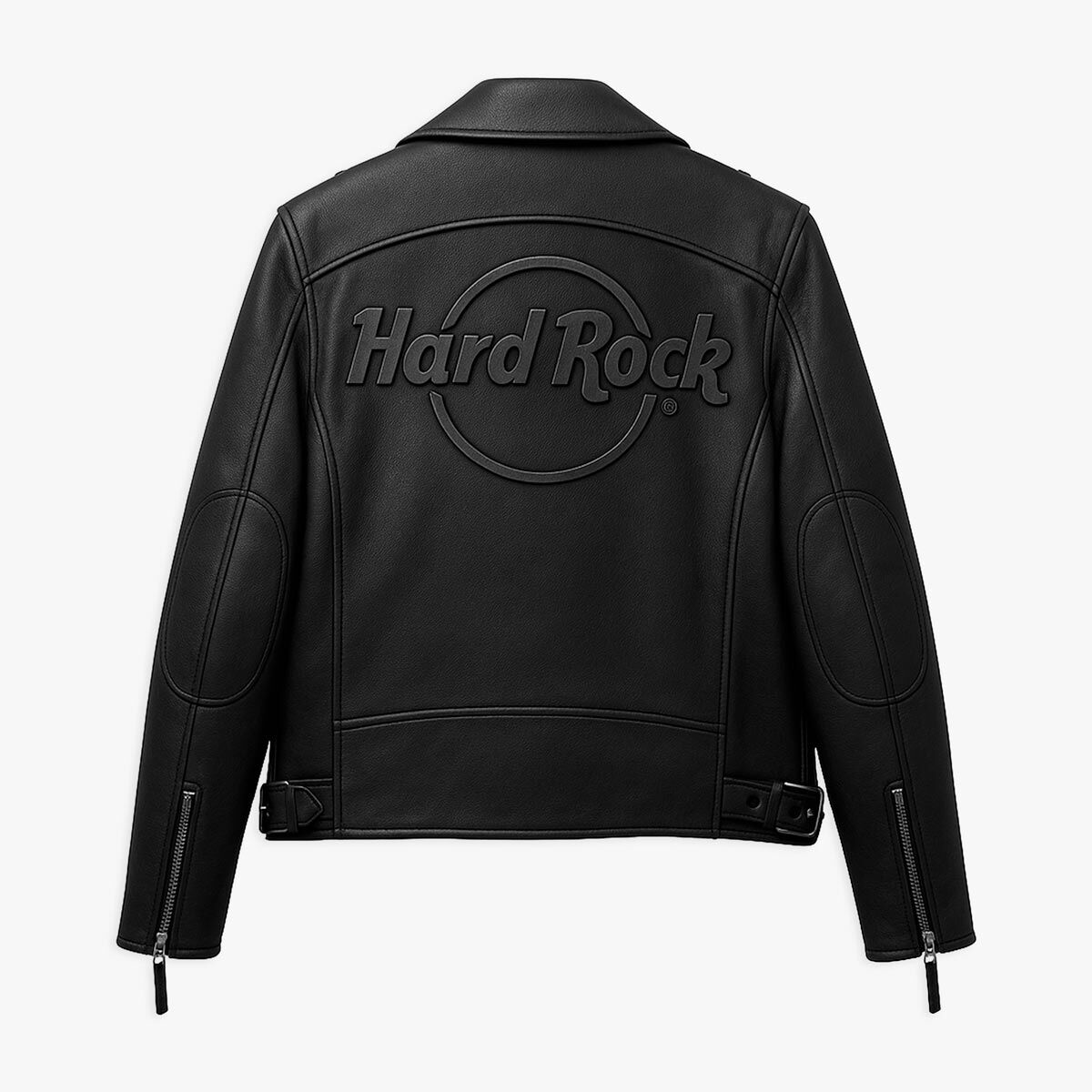 Hard Rock Unity Biker Leather Adult Fit Jacket in Black | Online