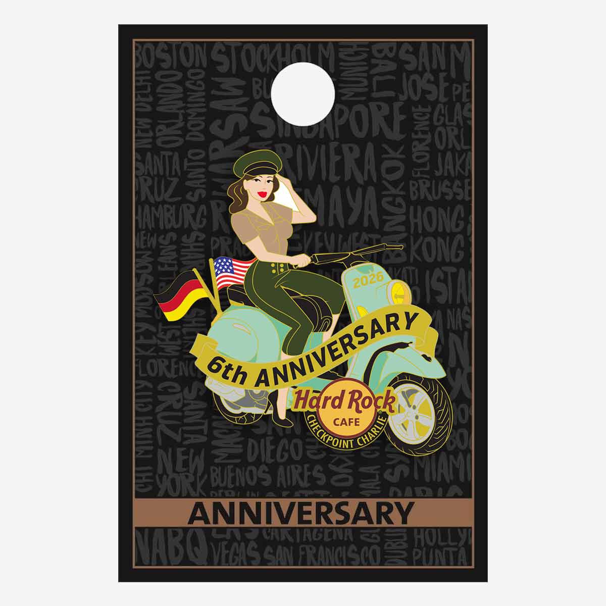 Hard Rock Cafe Berlin Checkpoint Charlie 6th Anniversary Limited