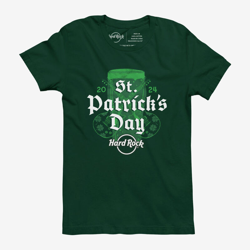 St Patrick's Day 2024 Adult Fit Tee in Forest Green image number 1