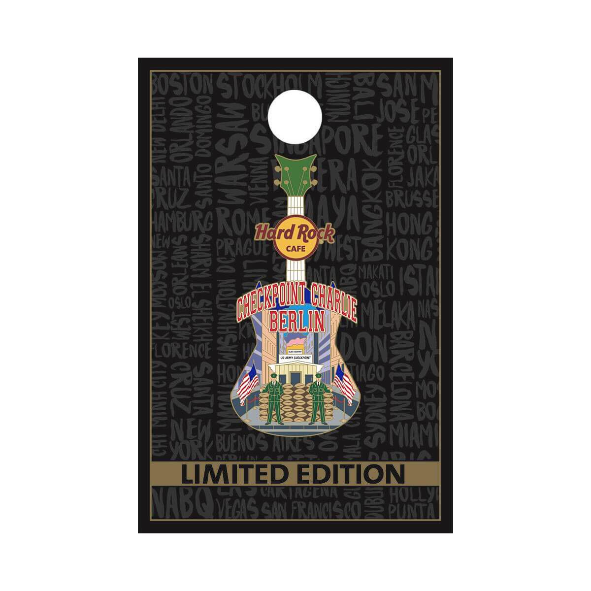 Checkpoint Charlie Country Colors City Art Pin | Online Rock Shop