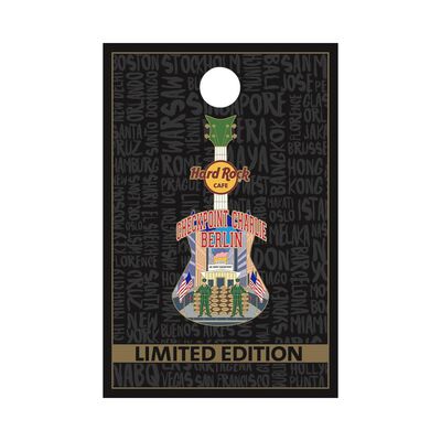 Checkpoint Charlie Country Colors City Art Pin
