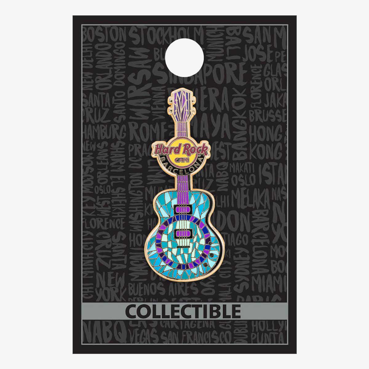 Collectible 3D Core City Guitar Pin | Online Rock Shop