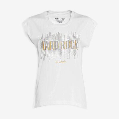 Women's Gold & Silver Crystal Tee Women's Gold & Silver Crystal Tee