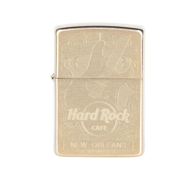 Zippo Brass Etched Guitar Lighter