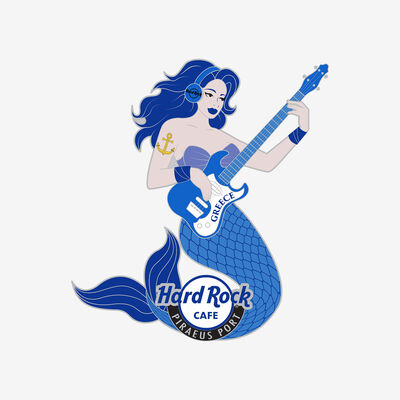 Limited Edition Athens Piraeus Port Mermaid Pin