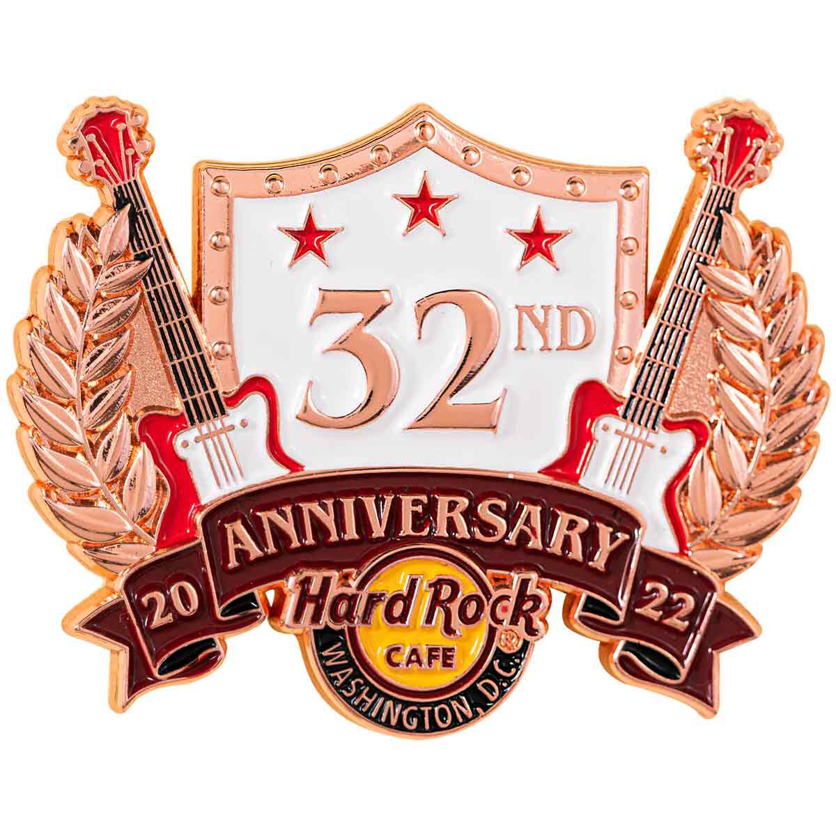 ハードロックカフェ(Hard Rock Cafe)ワシントンDCピン Washington, D.C. 32nd Anniversary Prototype Pin | Online Rock Shop