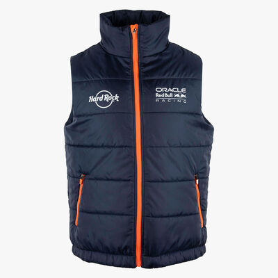Oracle Red Bull Racing Puffer Vest in Navy Blue Oracle Red Bull Racing Puffer Vest in Navy Blue