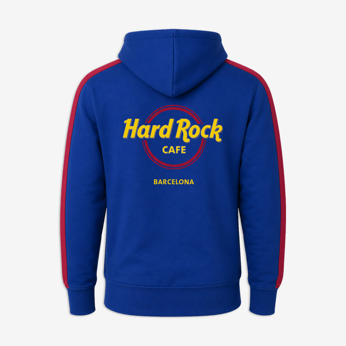 ルナ ロッサ パーカー Hard Rock Cafe Barcelona Full Zip Fleece Hoodie Blue Red | Sports