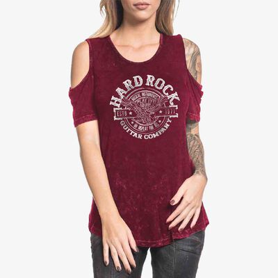 Guitar Company Sim Fit Cold Shoulder Tee Guitar Company Sim Fit Cold Shoulder Tee