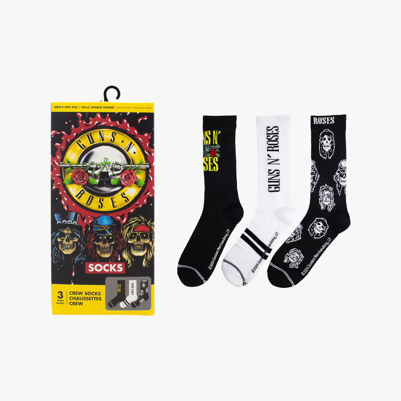 Skulls & Roses Black Sheer Crew Sock