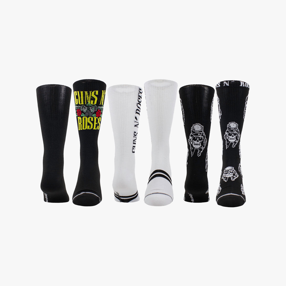 Guns N Roses 3 Pack Socks | Online Rock Shop