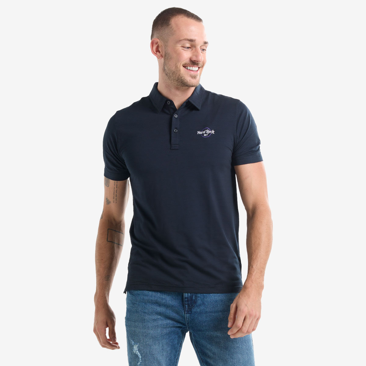 The rock black polo cheap