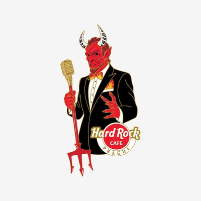 Limited Edition Prague Devil Singer Pin