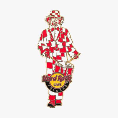 Karneval Lappen Clown Pin
