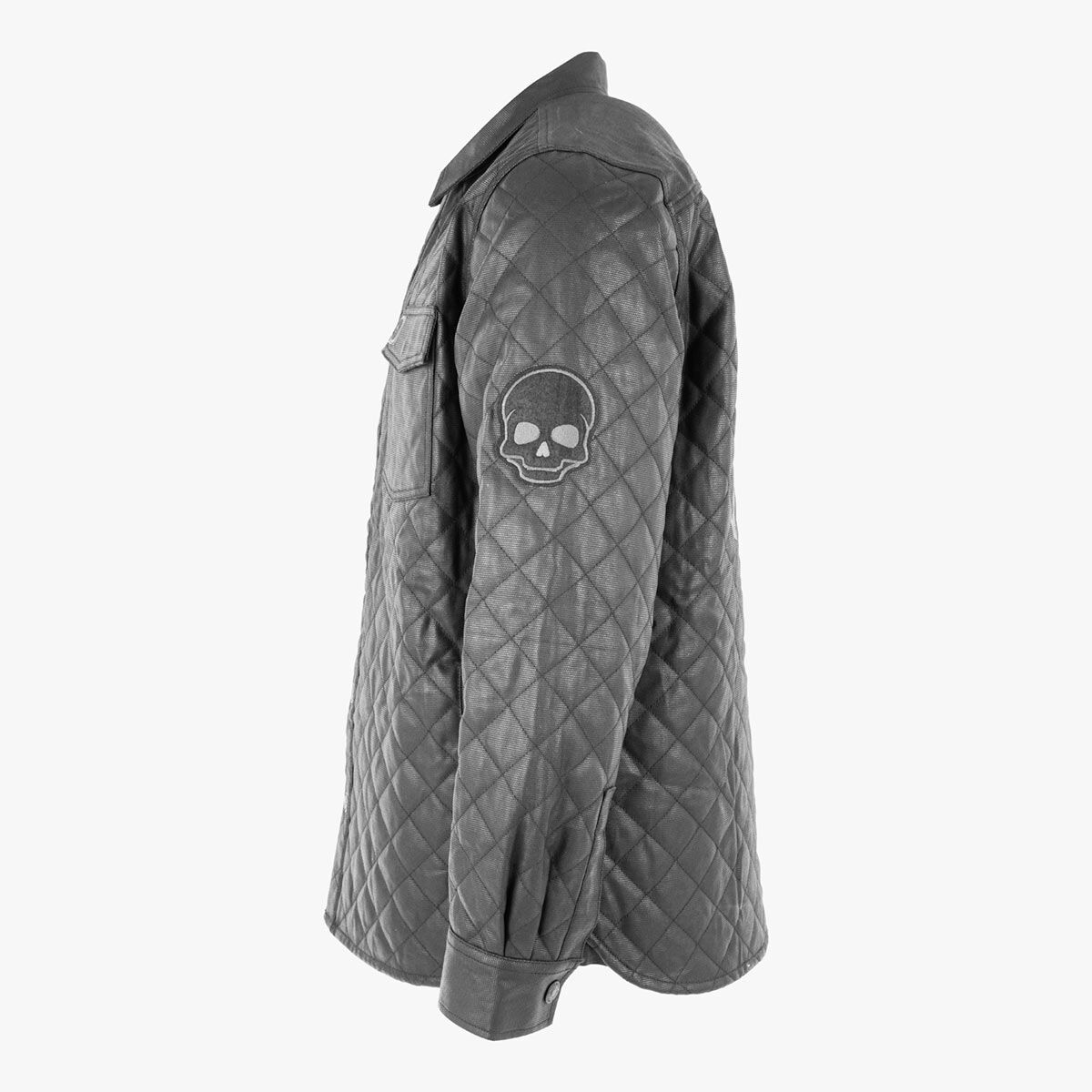 Guitar Company Adult Fit Quilted Button Down Shirt Jacket in