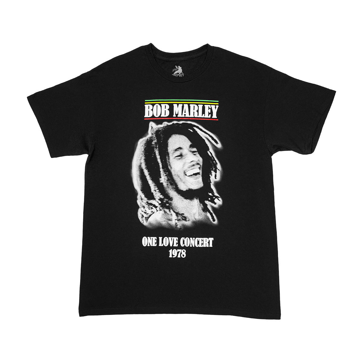 Bob Marley Adult Fit 1978 World Tour Tee Black