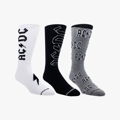 ACDC 3 Pack Socks