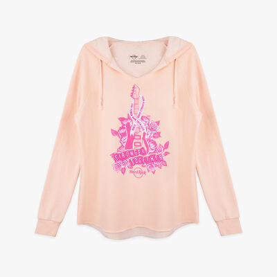 Pinktober Ladies Pullover Hoodie in Blush Pink Pinktober Ladies Pullover Hoodie in Blush Pink