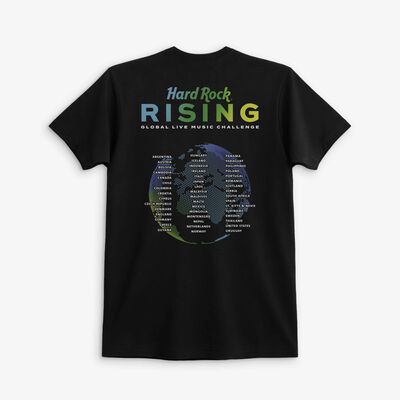Hard Rock Rising Tee in Black