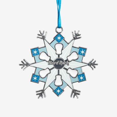 Hard Rock Snowflake Collectible Ornament Hard Rock Snowflake Collectible Ornament