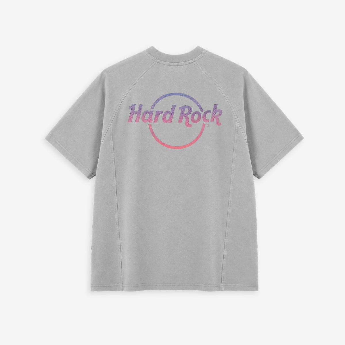 Hard Rock Move to the Music Panels Tee in Gray | Online Rock Shop