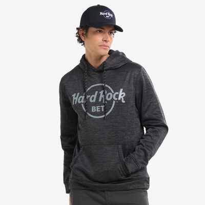 Adult Fit Hard Rock BET Performance Pullover Hoodie Black Adult Fit Hard Rock BET Performance Pullover Hoodie Black