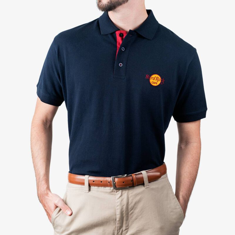 Stay Stylish and Comfortable with Hard Rock's Classic Polo Shirt