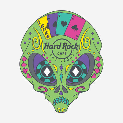 Limited Edition Las Vegas Alien Sugar Skull 2026 Pin
