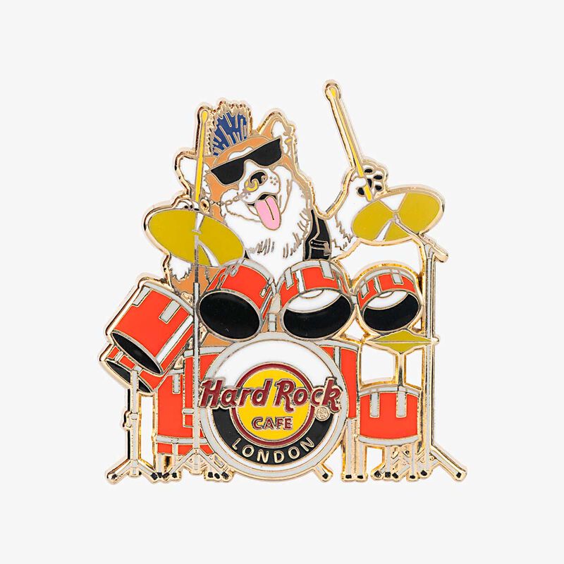 Limited Edition London Drummer Corgi Pin Online Rock Shop - Main Image
