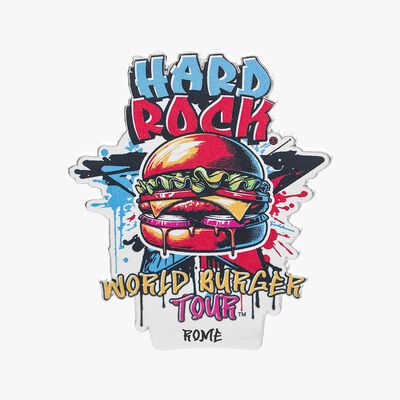 Collectible World Burger Tour 2025 Pin Collectible World Burger Tour 2025 Pin