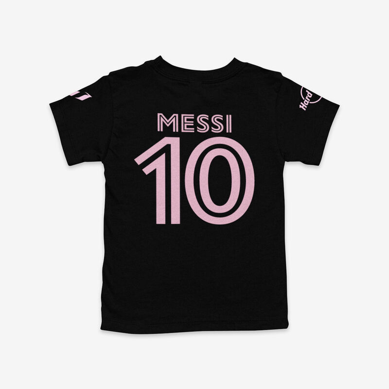 Messi x Hard Rock Kids Tee in Black image number 4