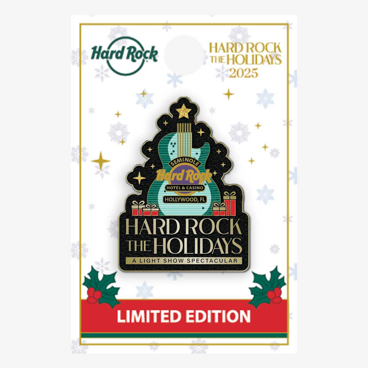 Christmas HOLIDAYS Hard Rock CAFE ピンバッジ Hard Rock The Holidays Festival Pin | Online Rock Shop