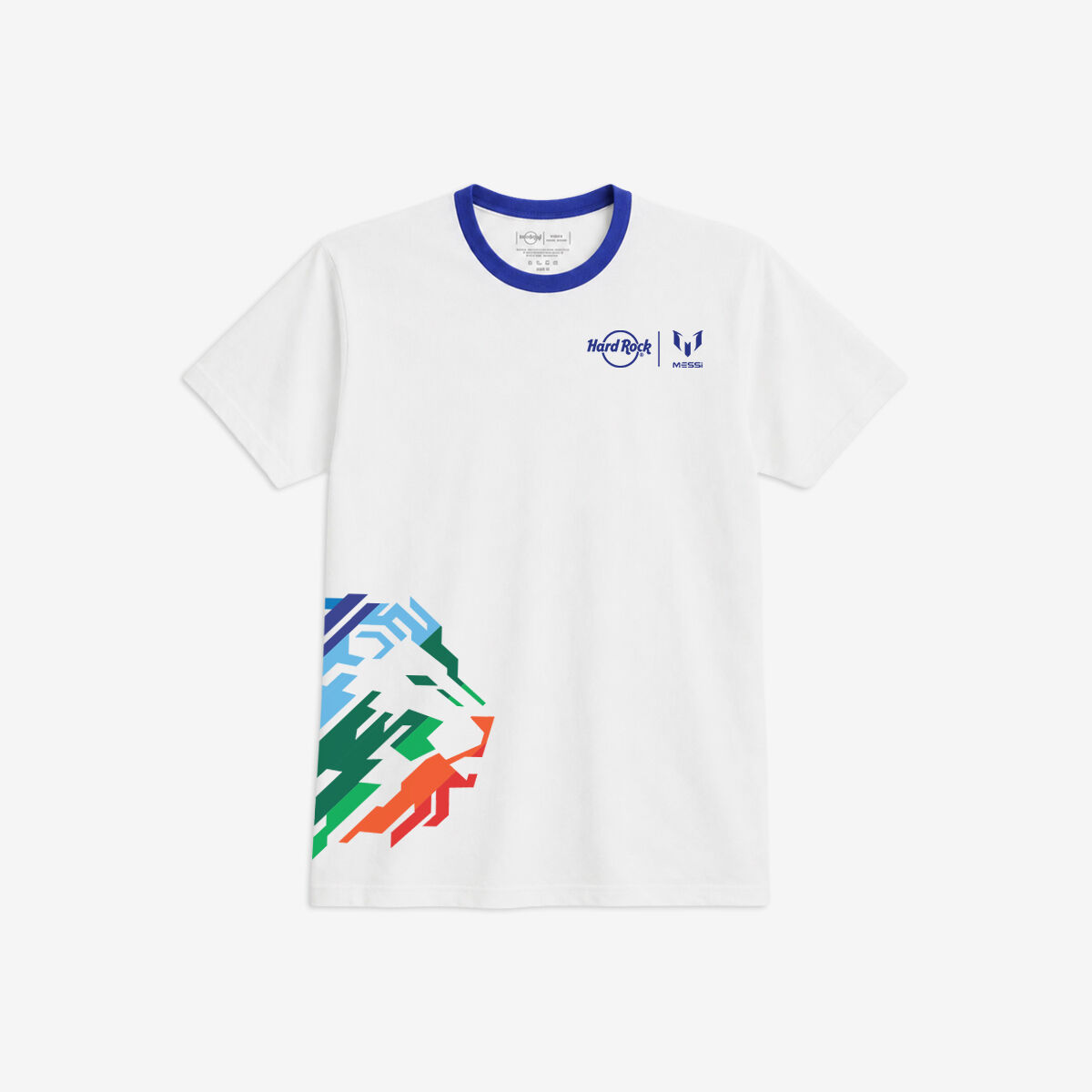 Hard Rock x Messi 2026 Youth Fit Tee in White | Online Rock Shop