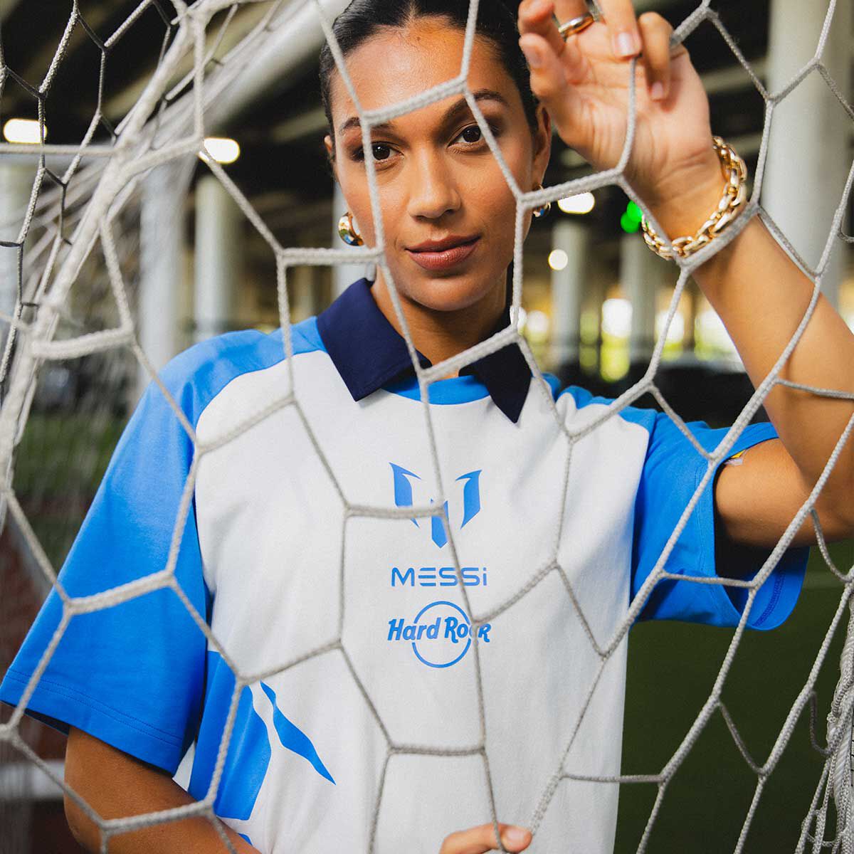 Hard Rock x Messi 2026 Raglan Tee in White | Online Rock Shop