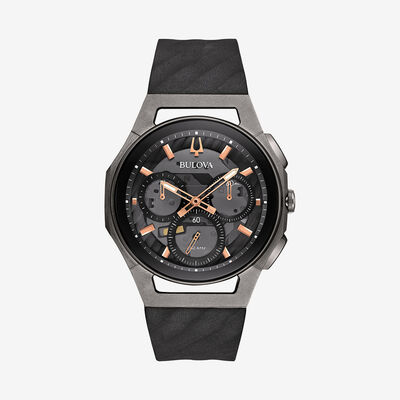 Bulova Mens CURV Titanium Chronograph Bulova Mens CURV Titanium Chronograph