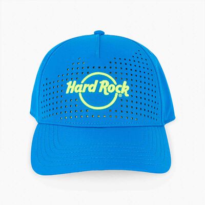 Logo Mesh Hat in Electric Blue with Neon Green Logo Mesh Hat in Electric Blue with Neon Green