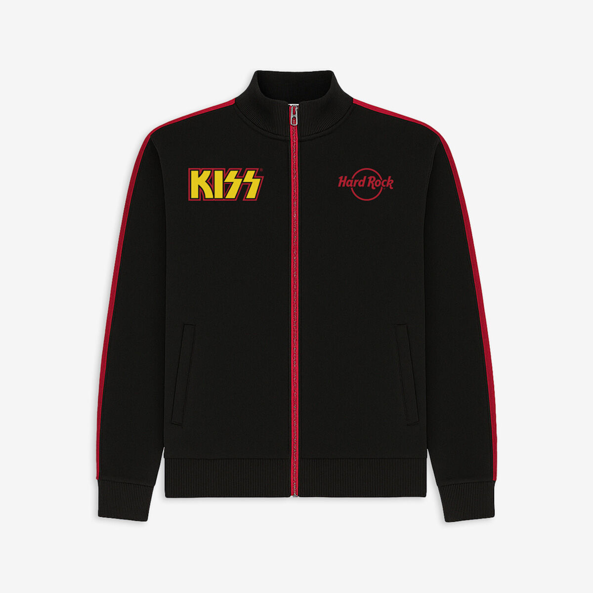 Hard Rock x KISS Alive Adult Fit Track Jacket in Black | Online