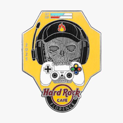 Limited Edition Florence Gaming Skull 2025 Pin Limited Edition Florence Gaming Skull 2025 Pin