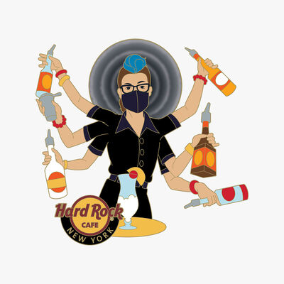 Limited Edition New York Multi Mixologist Pin