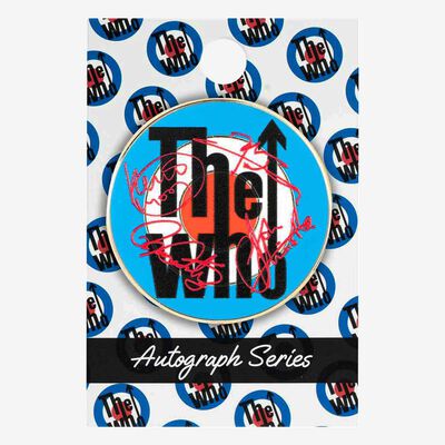 The Who Autographed Pin The Who Autographed Pin