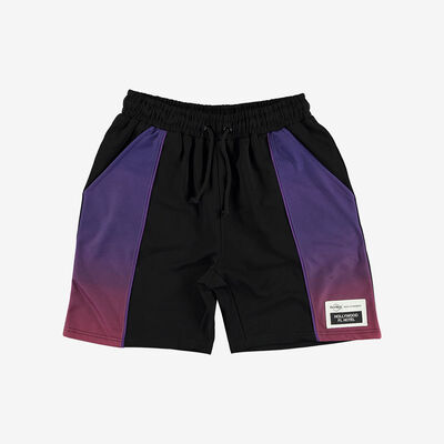 Gradient Soccer Shorts in Black