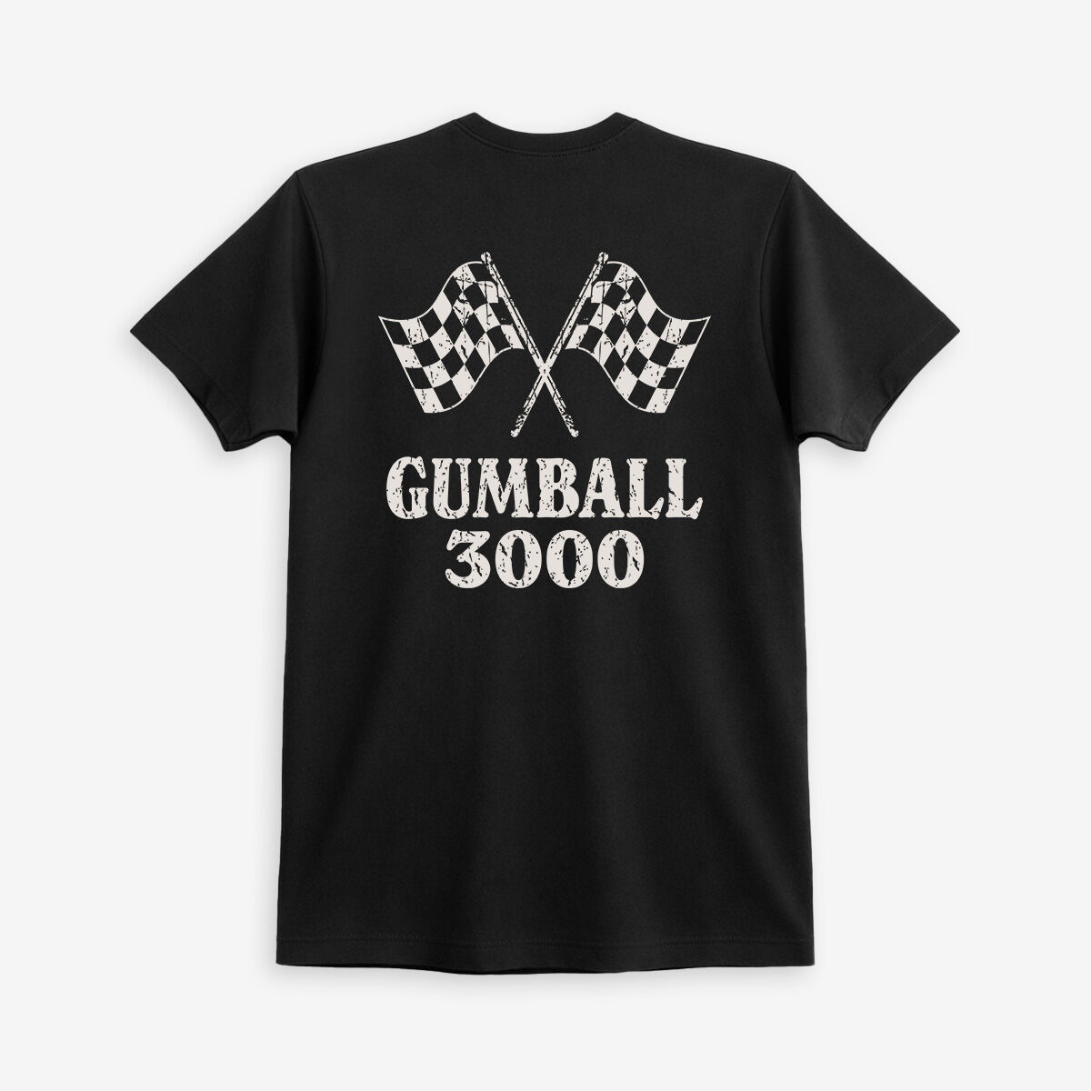 Hard Rock Gumball 2026 Checkered Flag Crew Tee in Black | Online