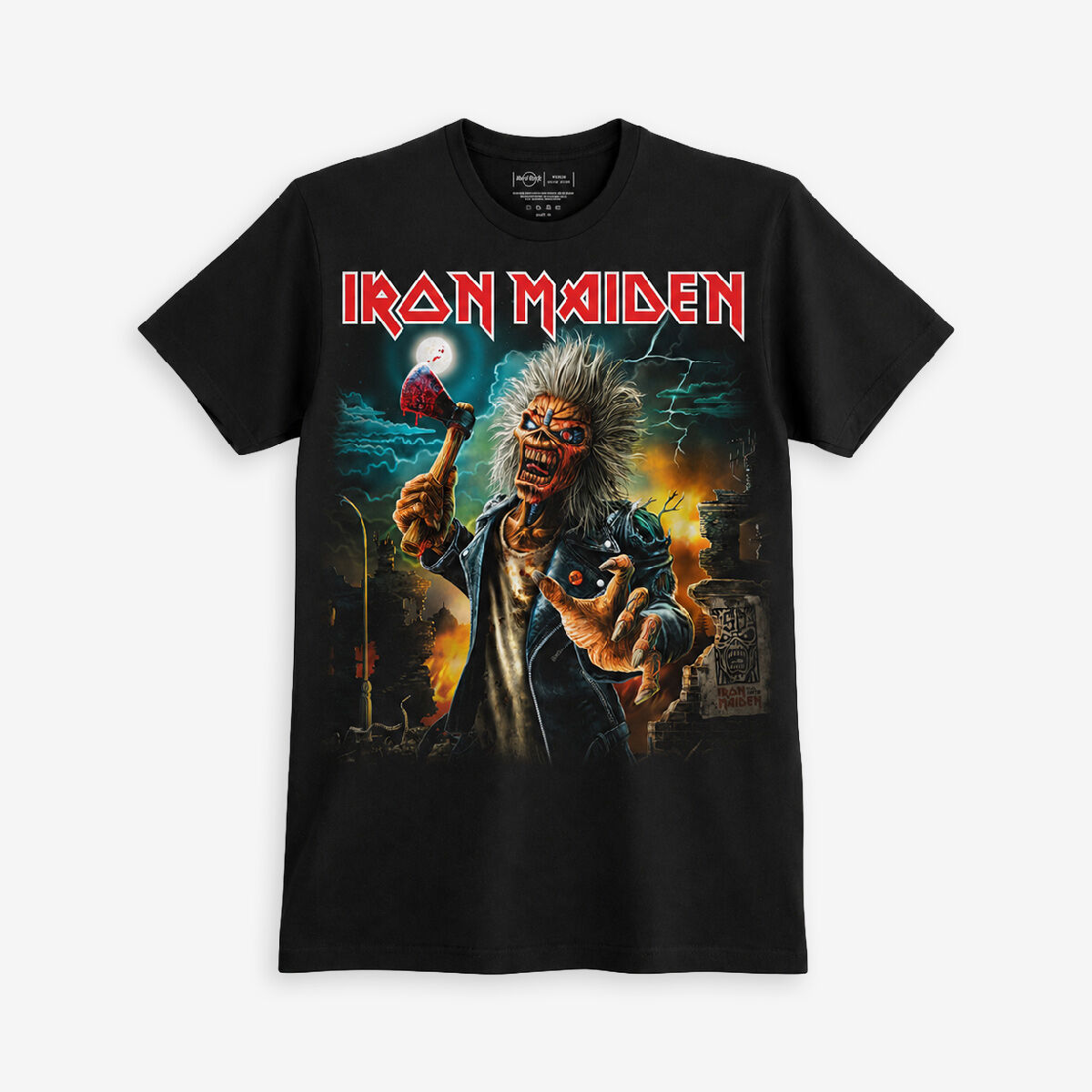 Hard Rock x Iron Maiden Tee in Black | Online Rock Shop