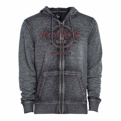 Double Burnout Zip Hoodie Double Burnout Zip Hoodie