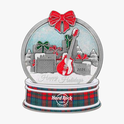 Holiday Snow Globe 2025 Pin
