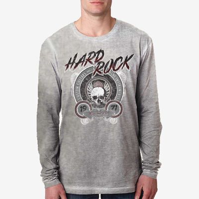 Guitar Company Men Fit CircleUp Washed Longsleeve in Silver Guitar Company Men Fit CircleUp Washed Longsleeve in Silver