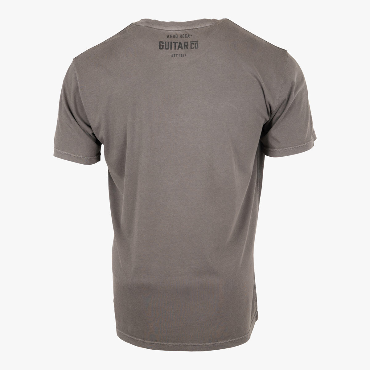 Guitar Company Adult Fit Script Skull Tee in Charcoal Guitar Company Adult Fit Script Skull Tee in Charcoal