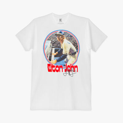 Elton John Autographed Dodgers Uniform Tee Elton John Autographed Dodgers Uniform Tee