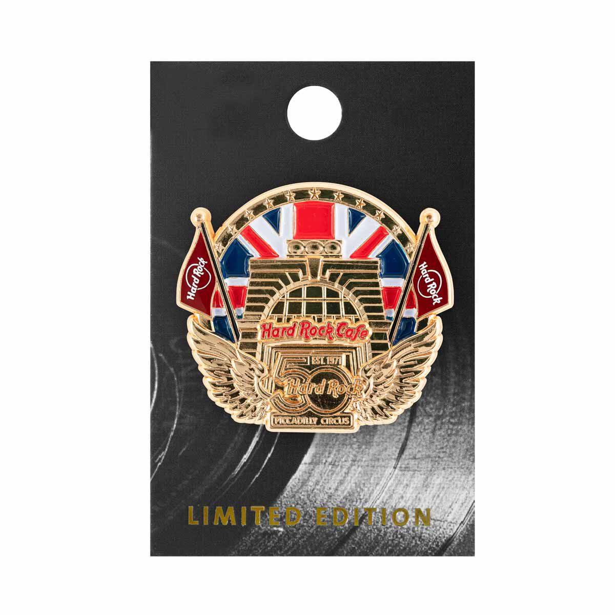50th Anniversary Core Piccadilly Facade 3D Pin | Online Rock Shop